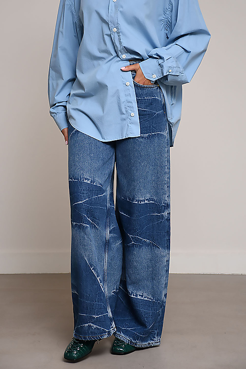 Ganni Jeans Blauw
