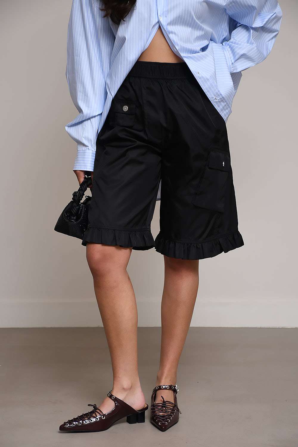 Ganni Shorts Zwart
