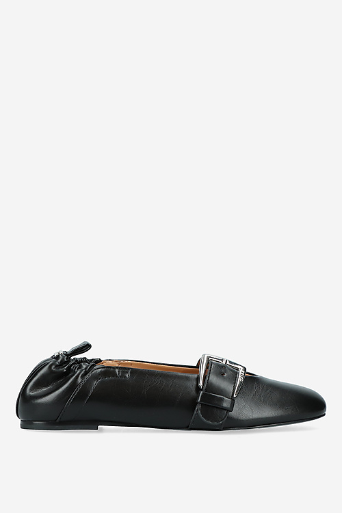 Ganni Ballerina's Zwart