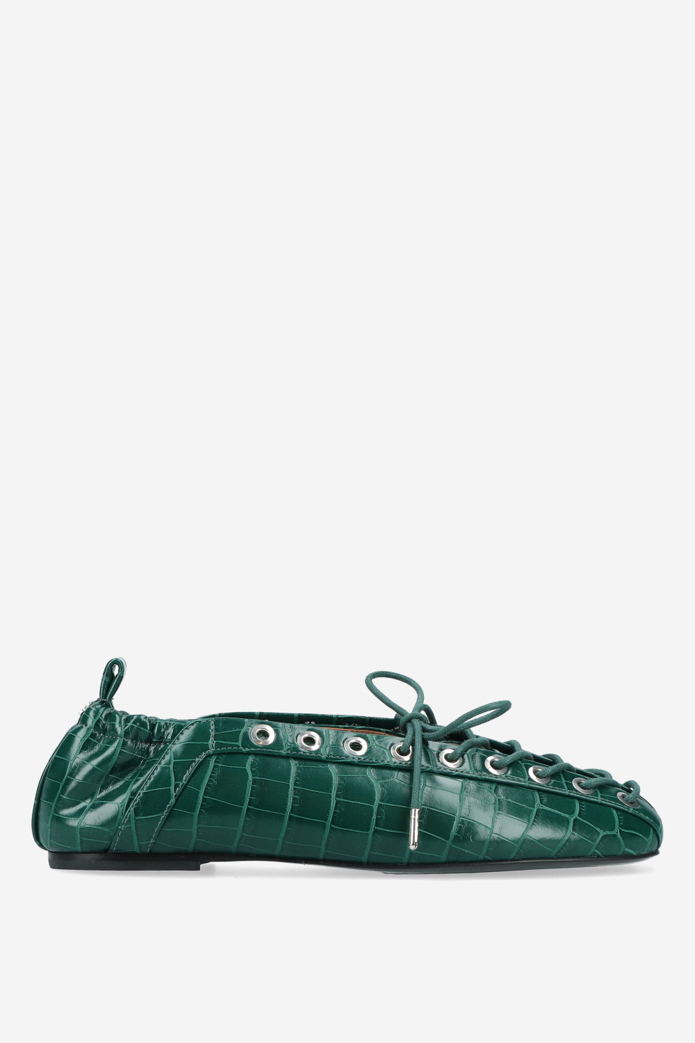 Ganni Ballerina's Groen
