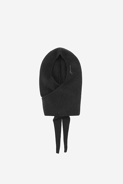 Ganni Hats Black
