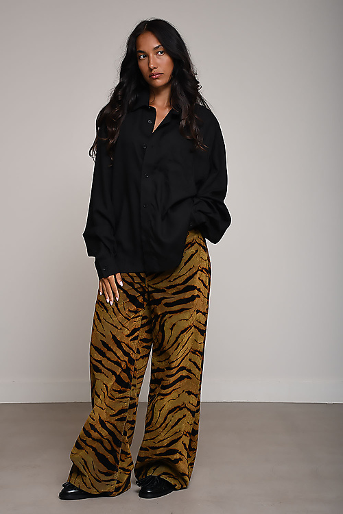 Ganni Jeans Dierenprint