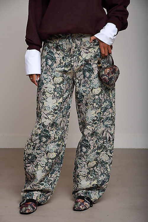 Ganni Trousers Green