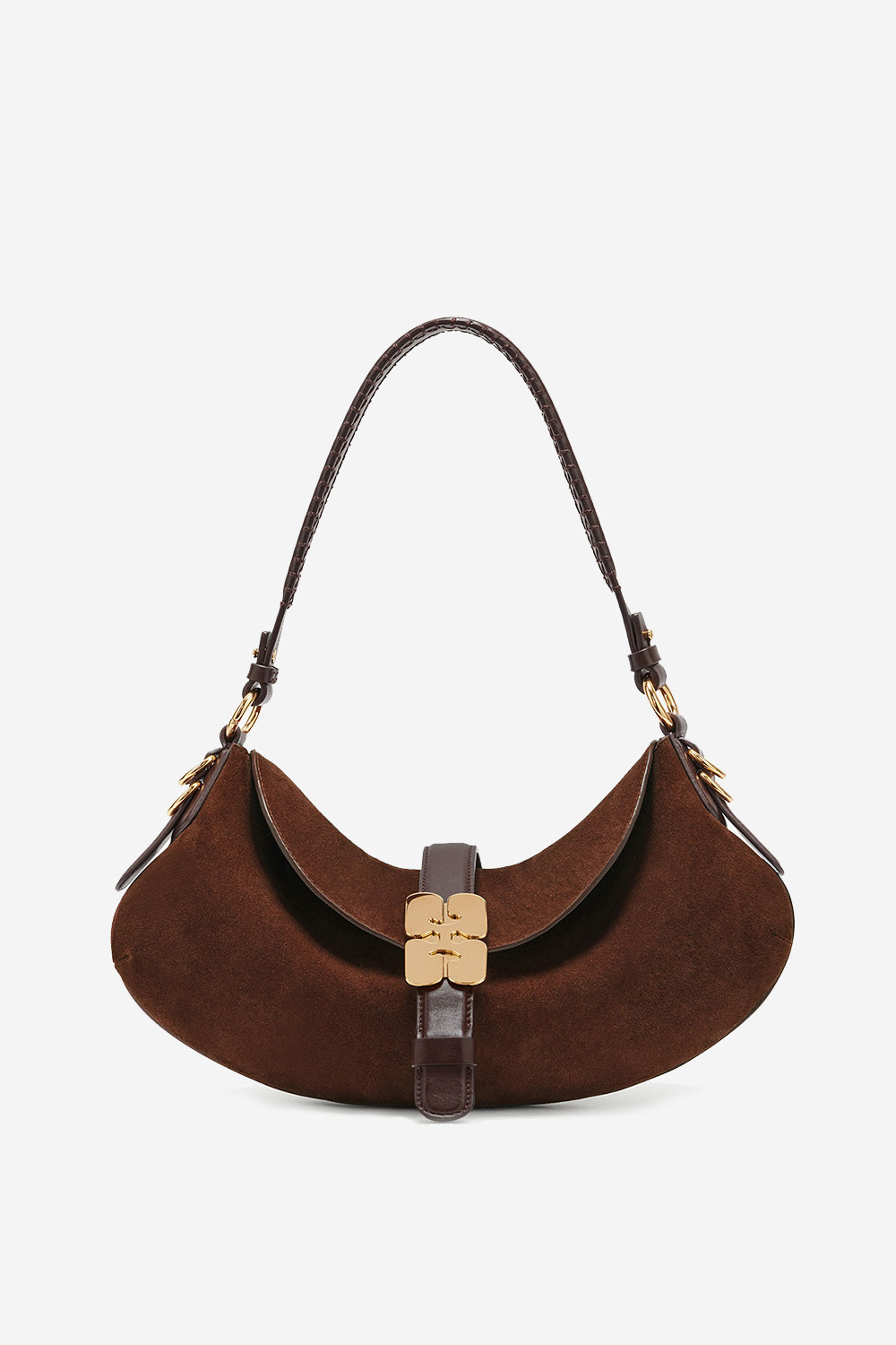 Ganni Shoulder bag Brown