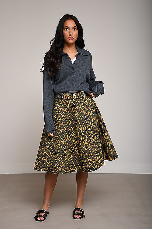 Ganni Rokken Dierenprint