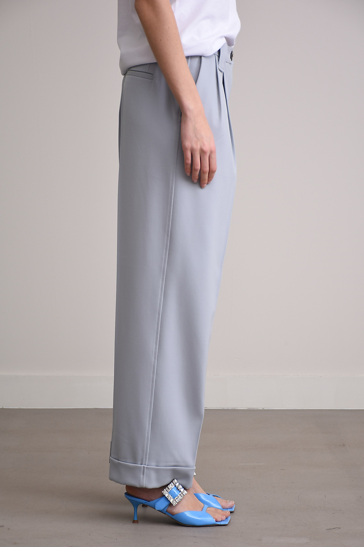 Ganni Broeken Blauw