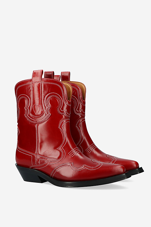 Ganni Boots Red