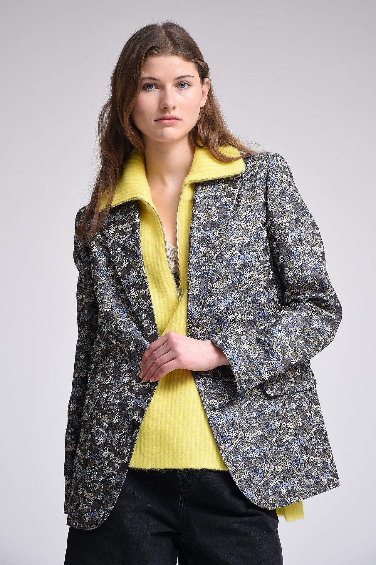 Ganni Sweaters Geel