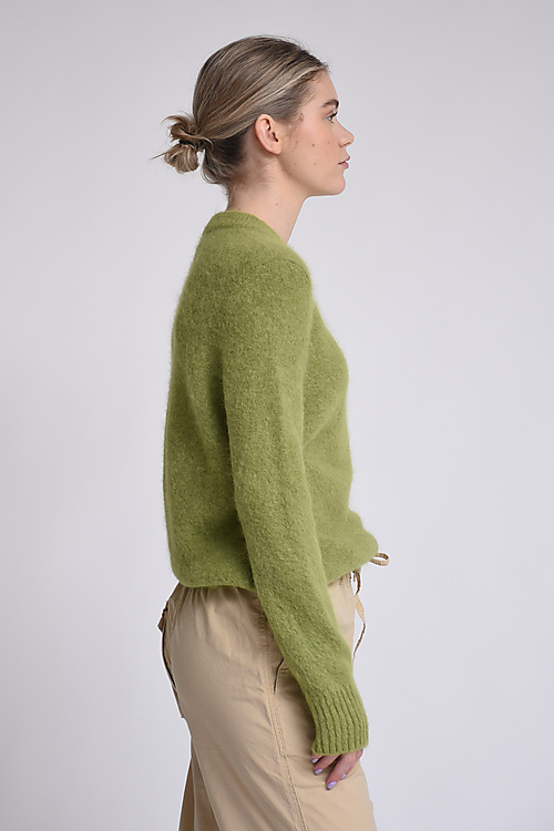 Ganni Sweaters Groen