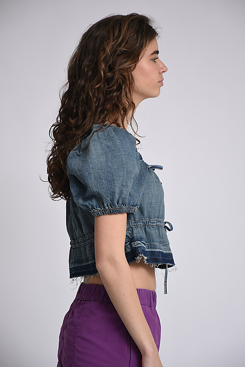 Ganni Tops Blauw