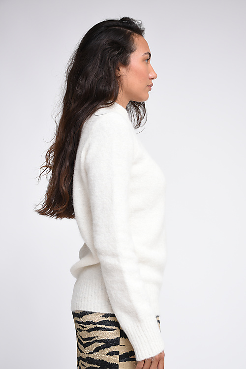 Ganni Sweaters White