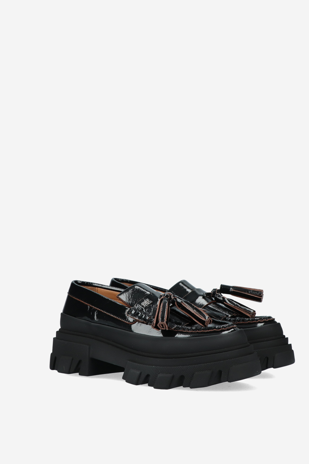 Ganni Loafers Zwart