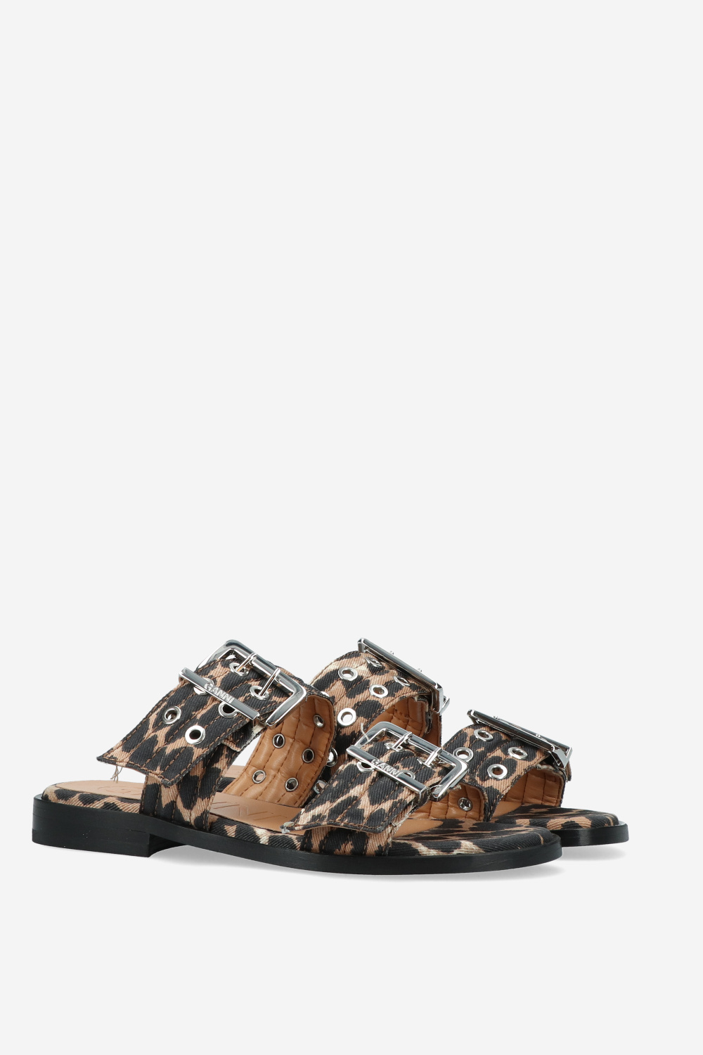 Ganni Sandals Animal print