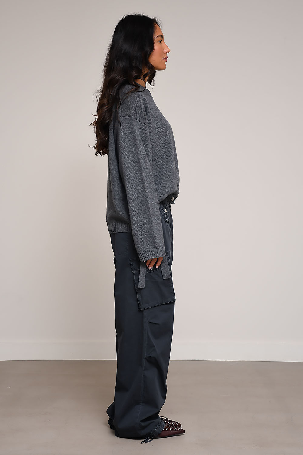 Ganni Sweaters Grijs