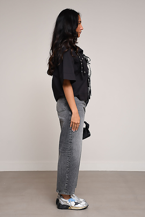 Ganni Blouses Zwart