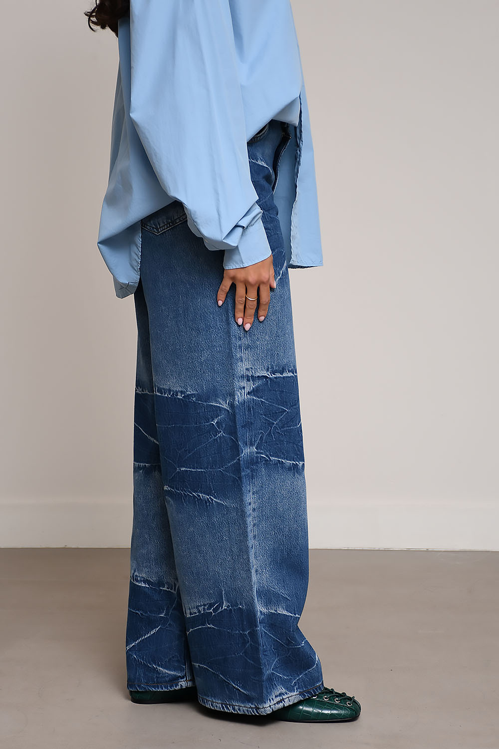 Ganni Jeans Blauw