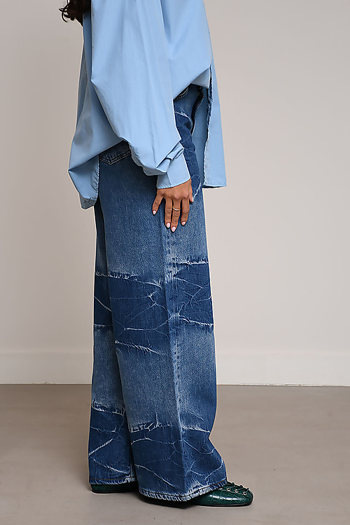 Ganni Jeans Blauw