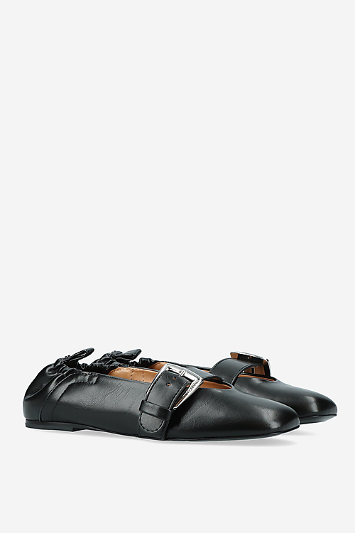 Ganni Ballerina's Zwart