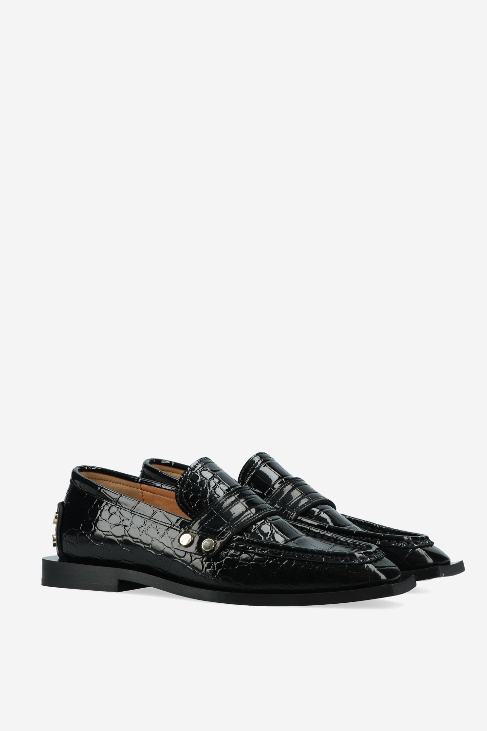 Ganni Loafers Zwart