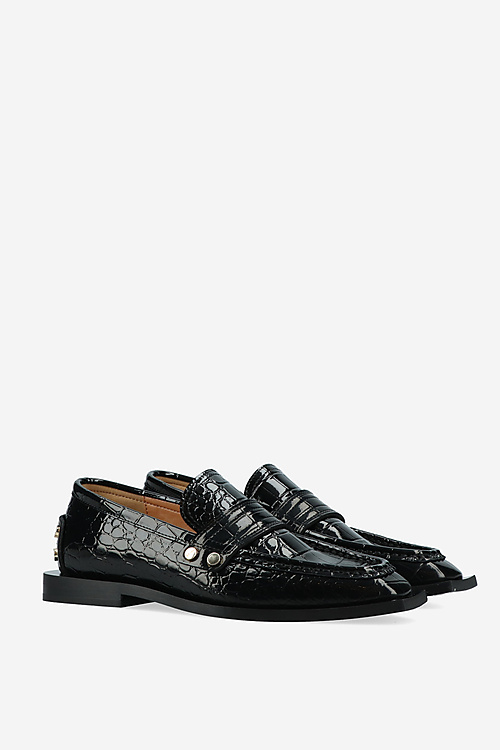 Ganni Loafers Zwart