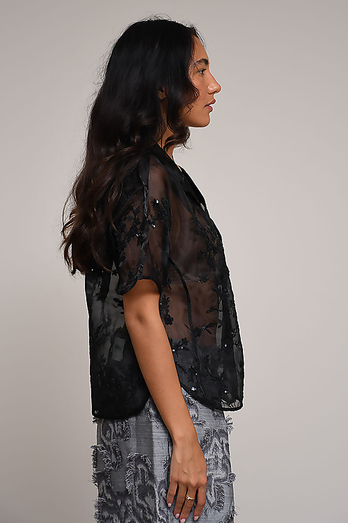 Ganni Blouses Black