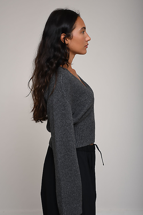 Ganni Sweaters Grey