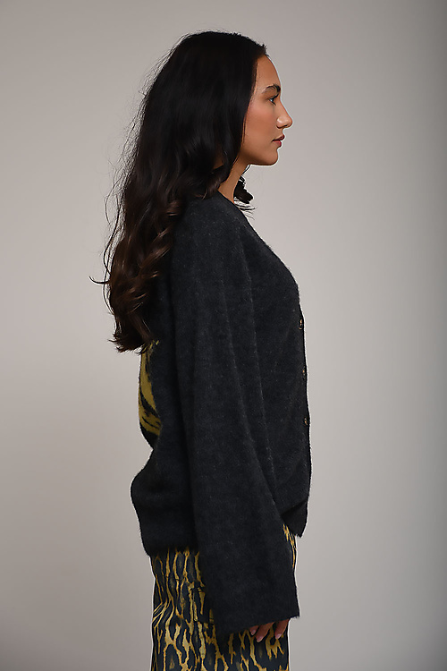 Ganni Cardigans Black