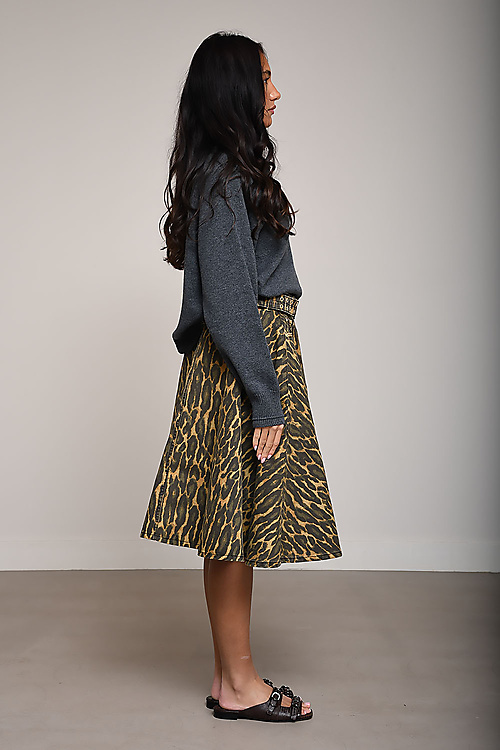 Ganni Rokken Dierenprint