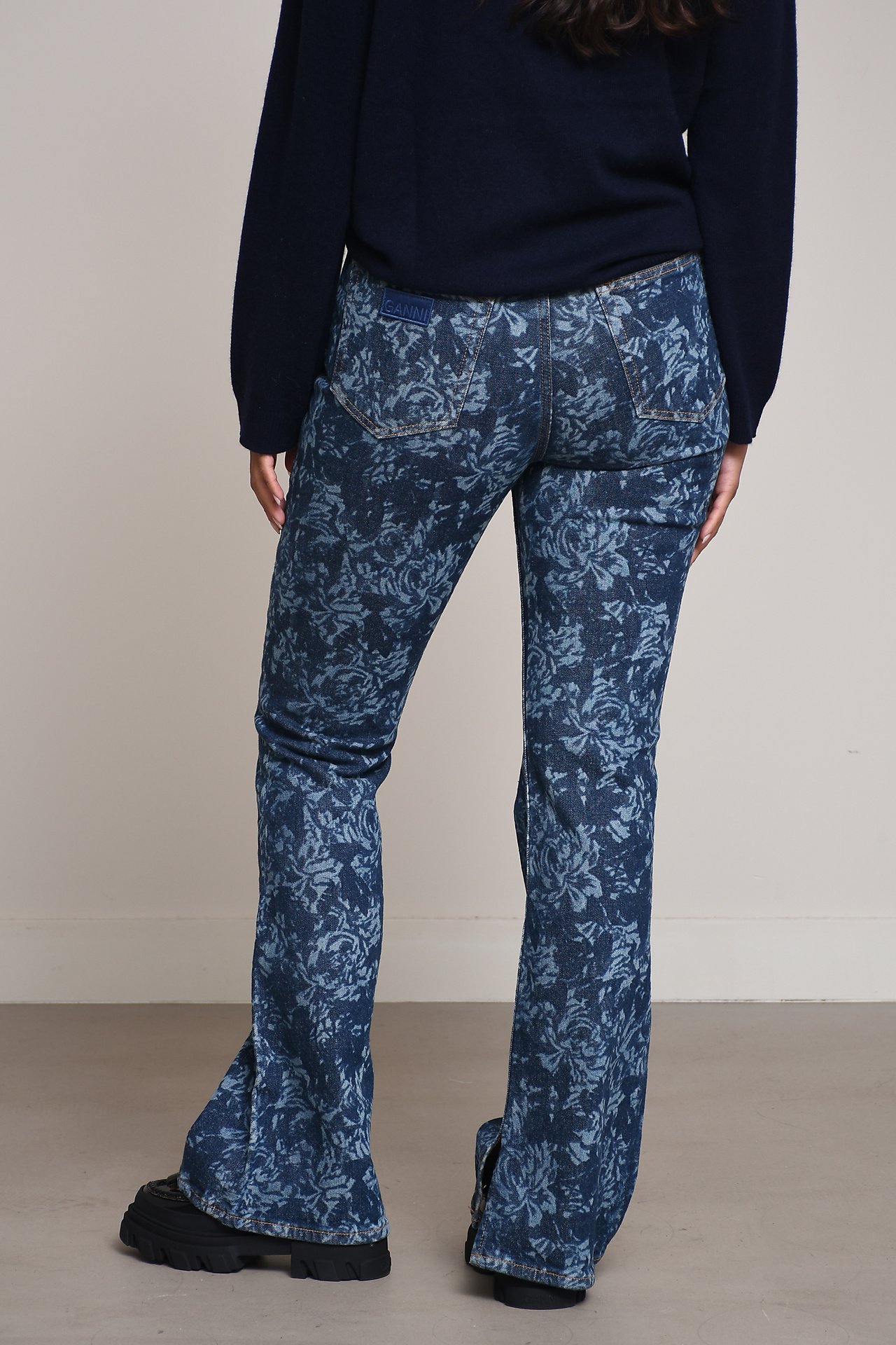 Ganni Jeans Blauw