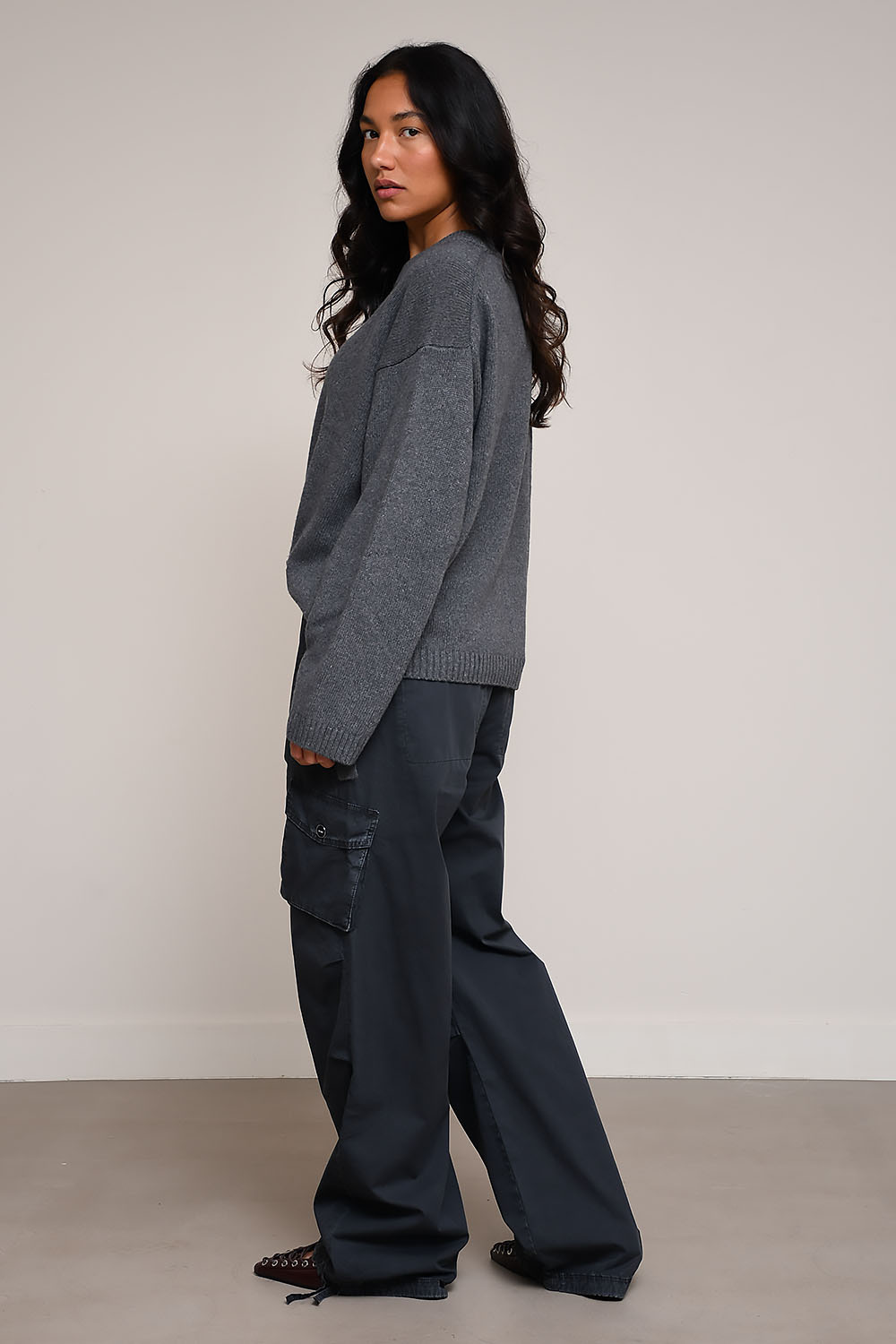 Ganni Sweaters Grijs