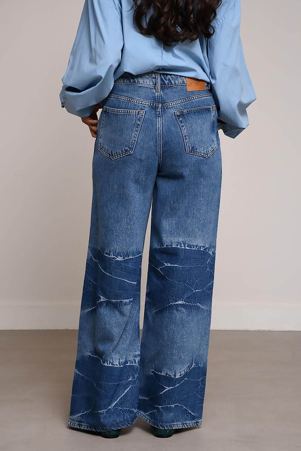 Ganni Jeans Blauw