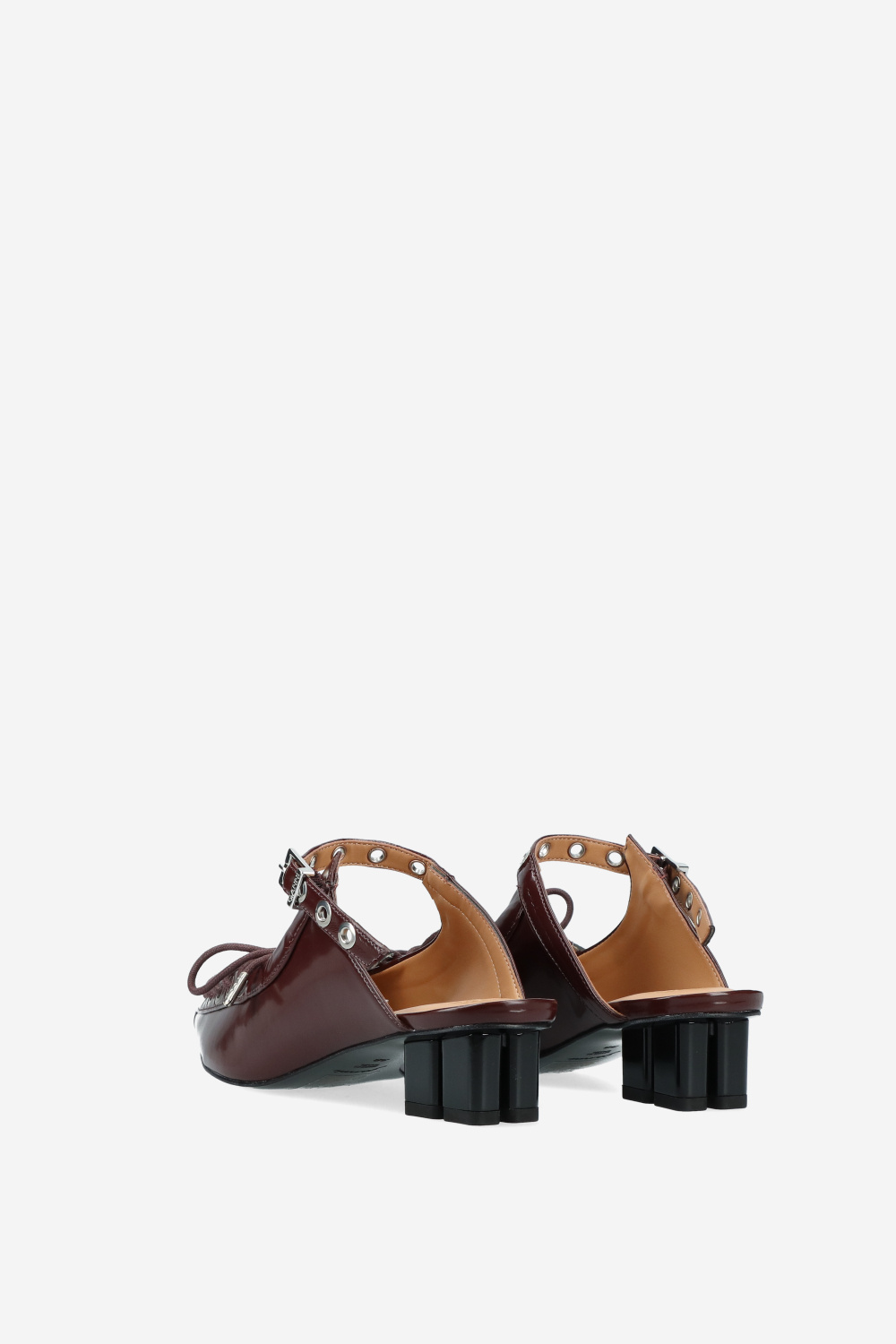 Ganni Mules Bordeaux