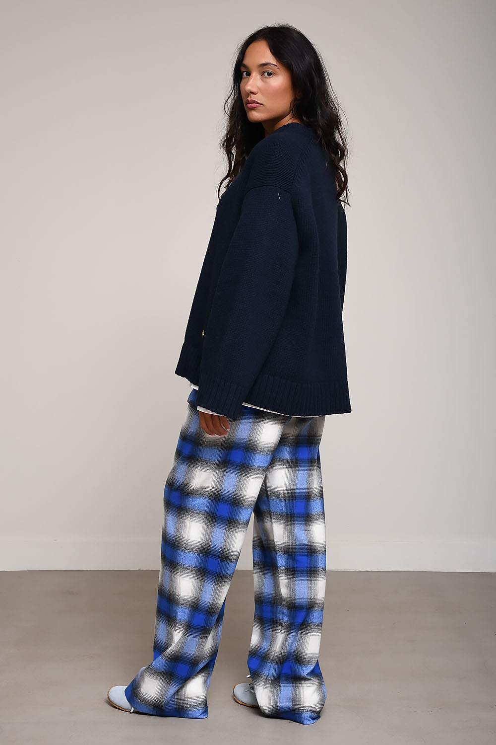 Ganni Sweaters Blue