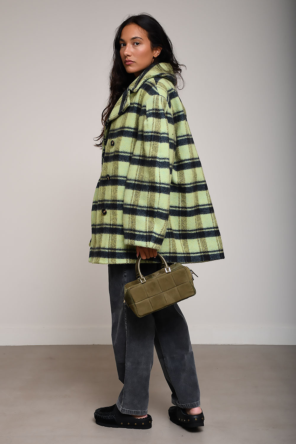 Ganni Jackets Green