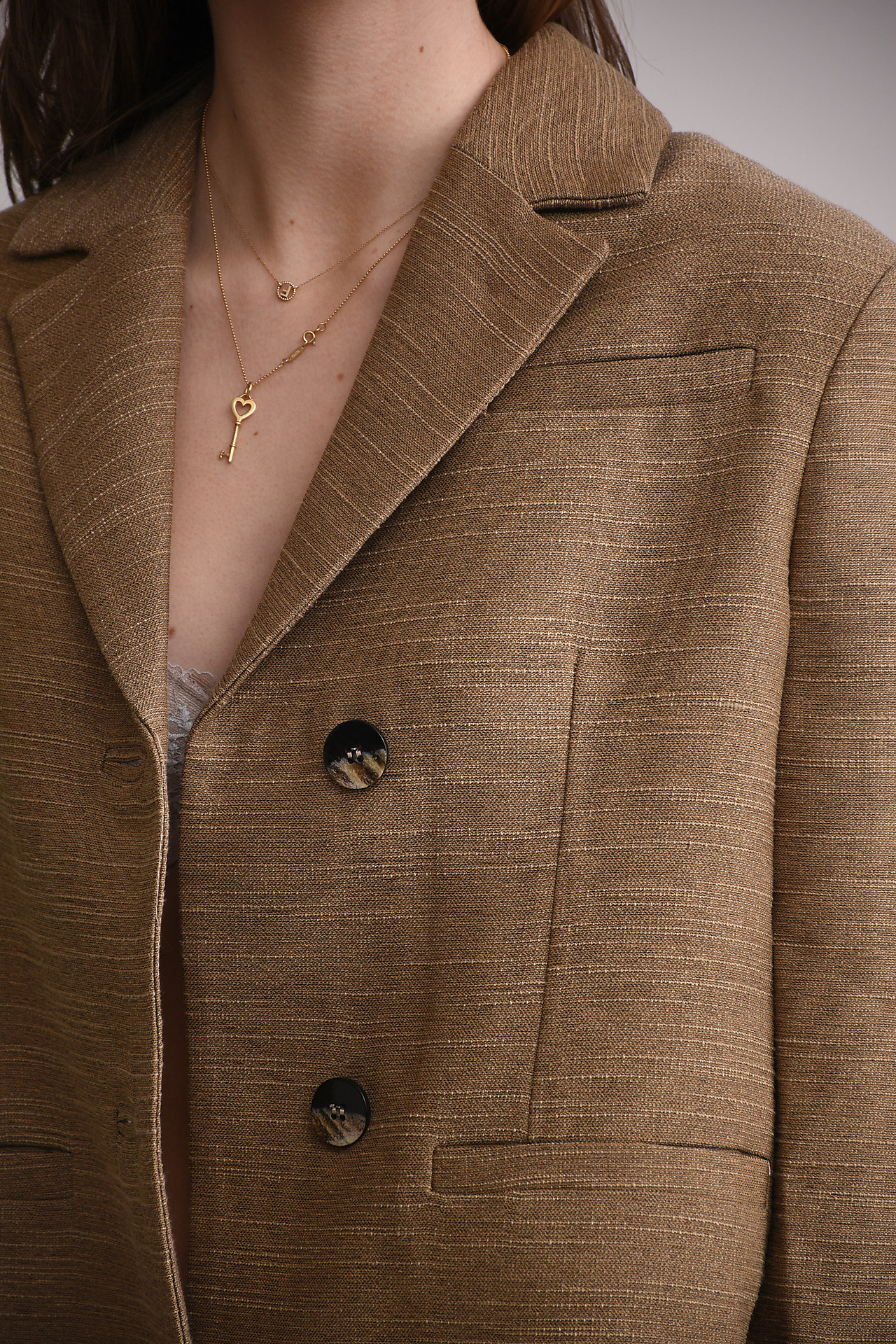 Ganni Blazer Bruin
