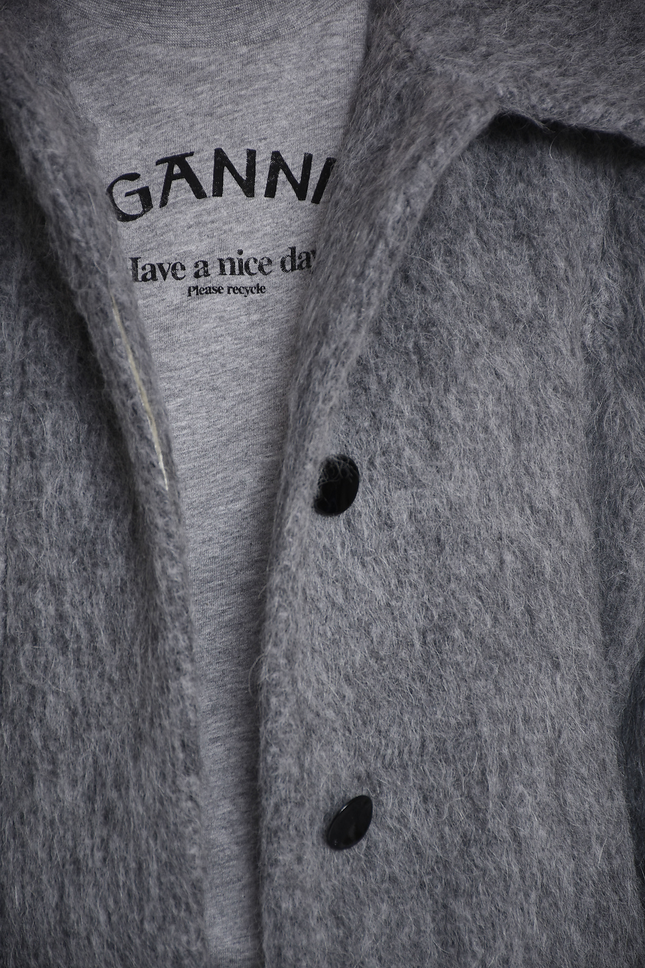 Ganni Jackets Grey
