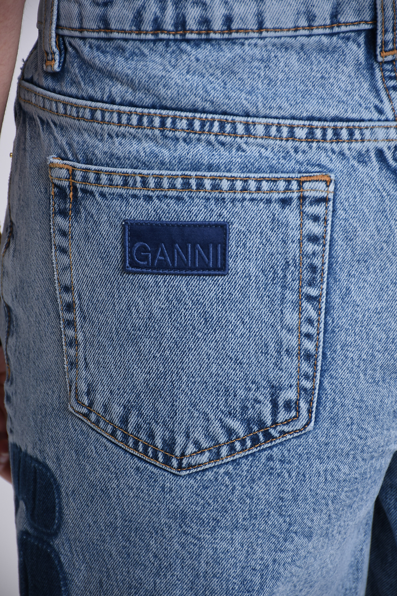 Ganni Shorts Blauw