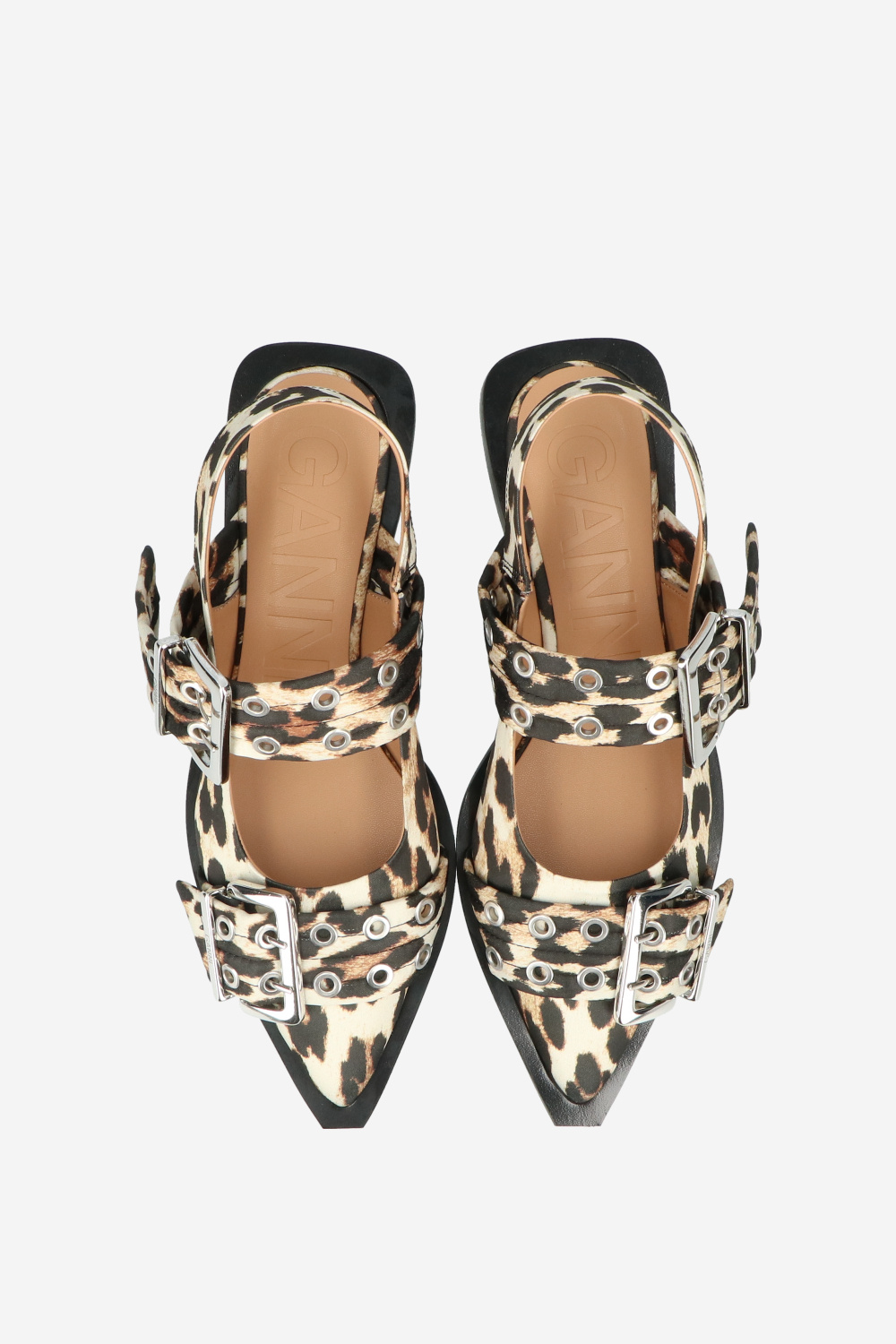 Ganni Ballerinas Animal print