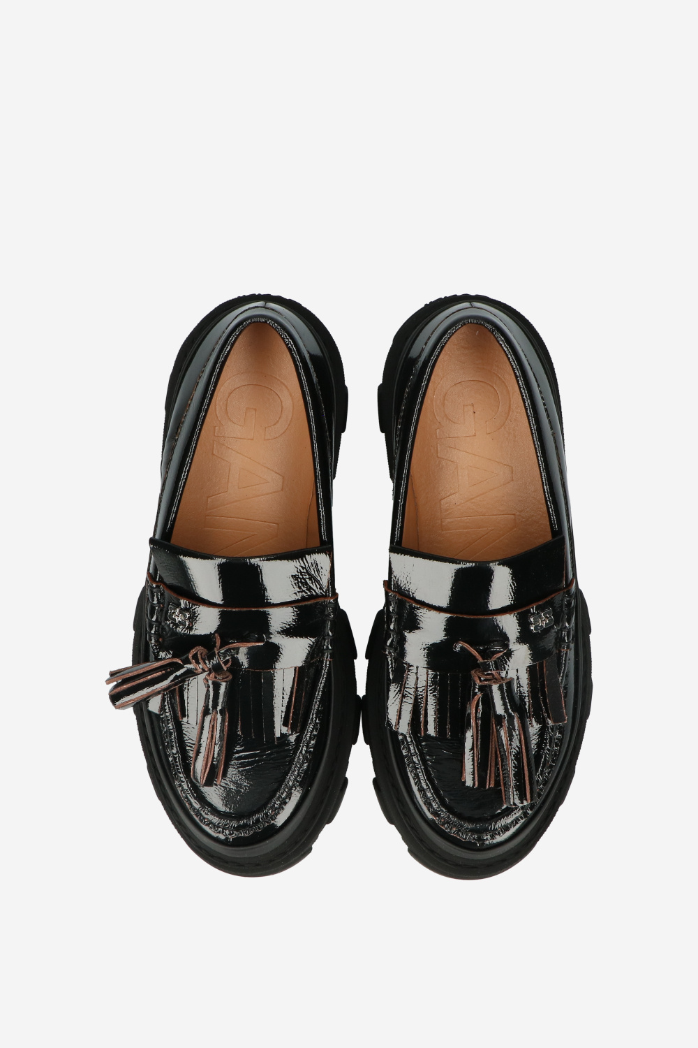 Ganni Loafers Zwart