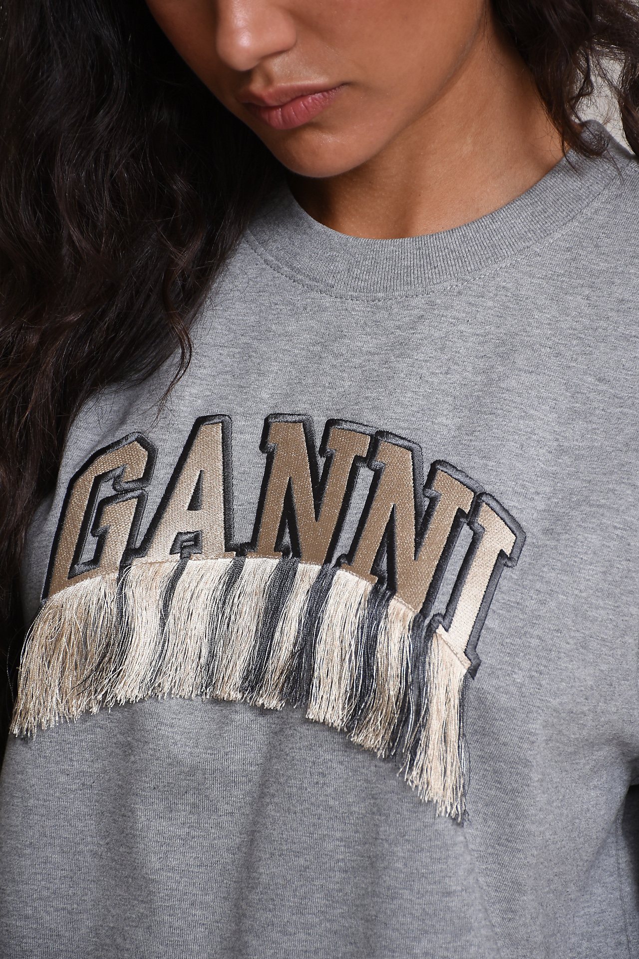 Ganni Tops Grey