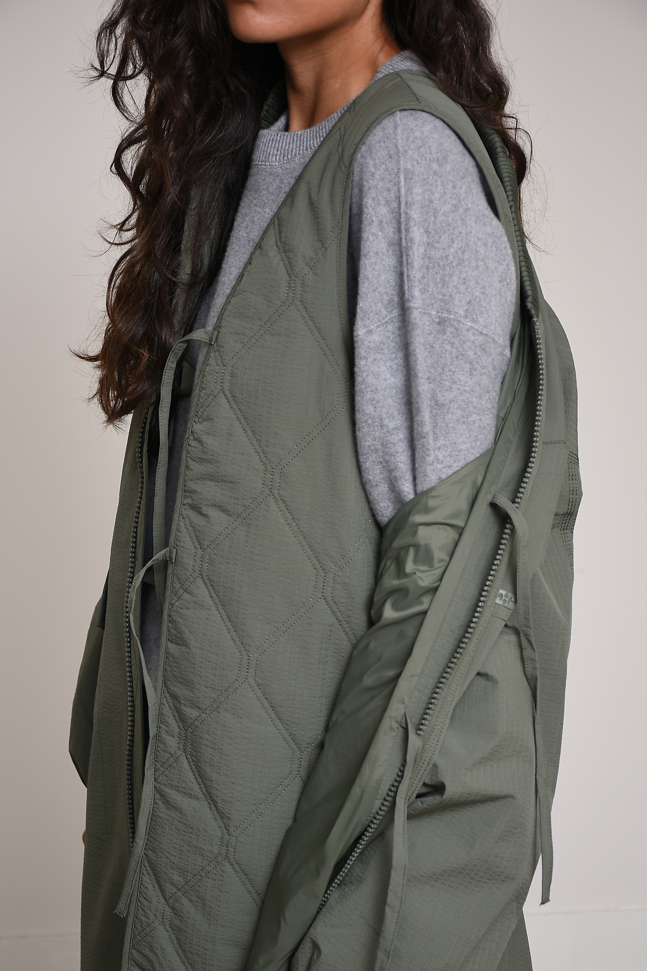 Ganni Jackets Green