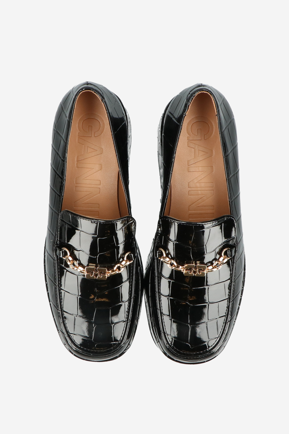 Ganni Loafers Zwart