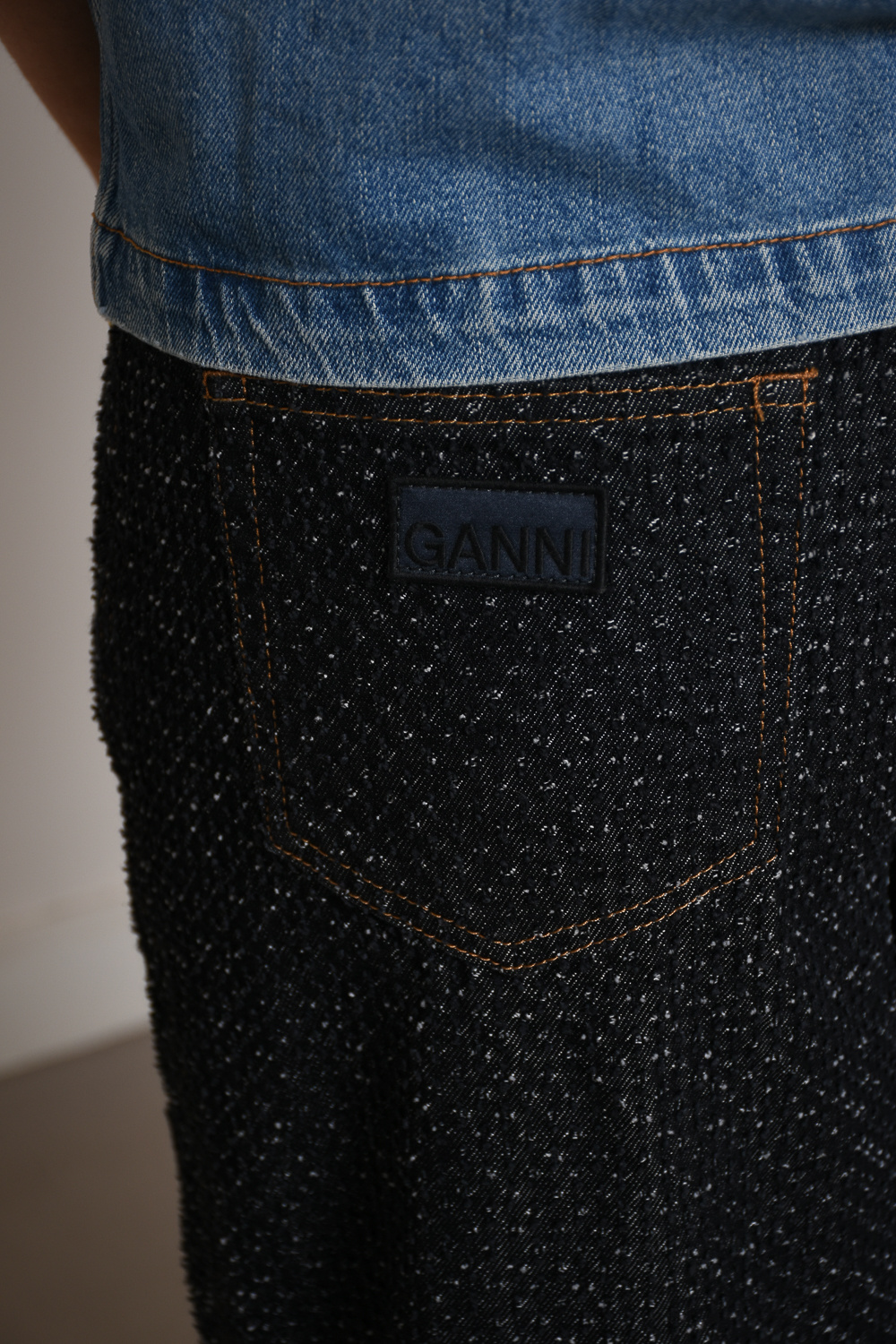 Ganni Jeans Zwart