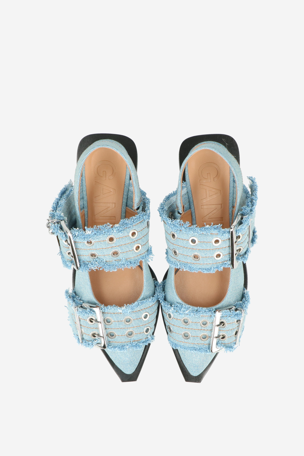 Ganni Ballerinas Blue