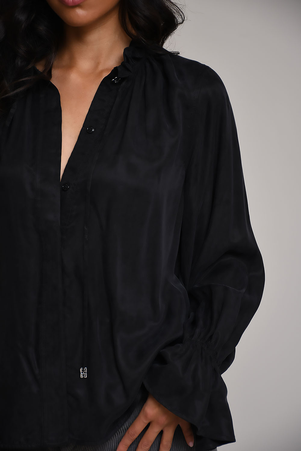 Ganni Blouses Zwart