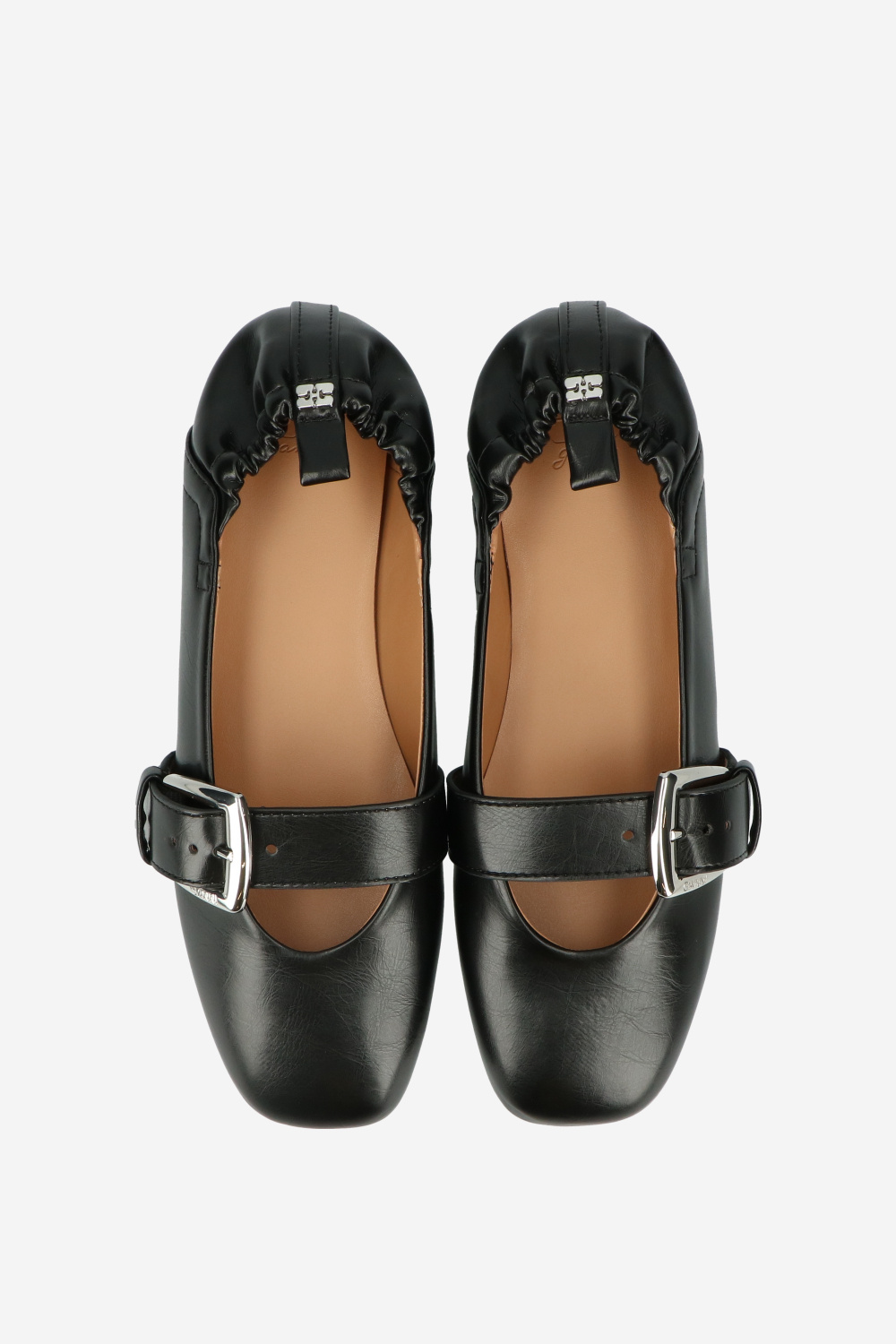 Ganni Ballerina's Zwart