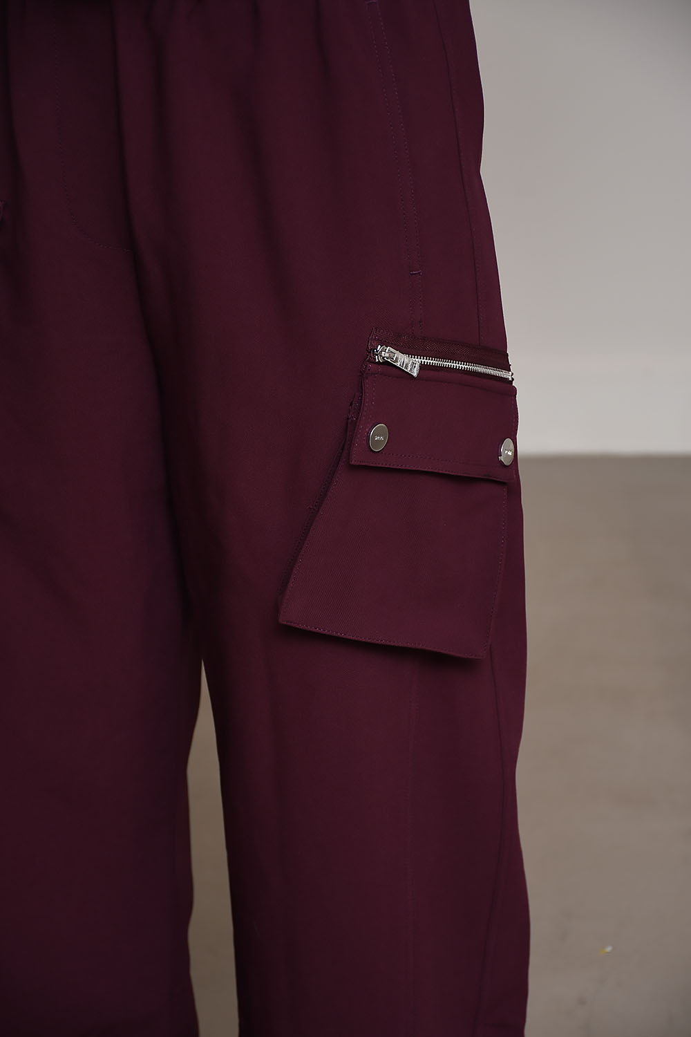 Ganni Trousers Bordeaux