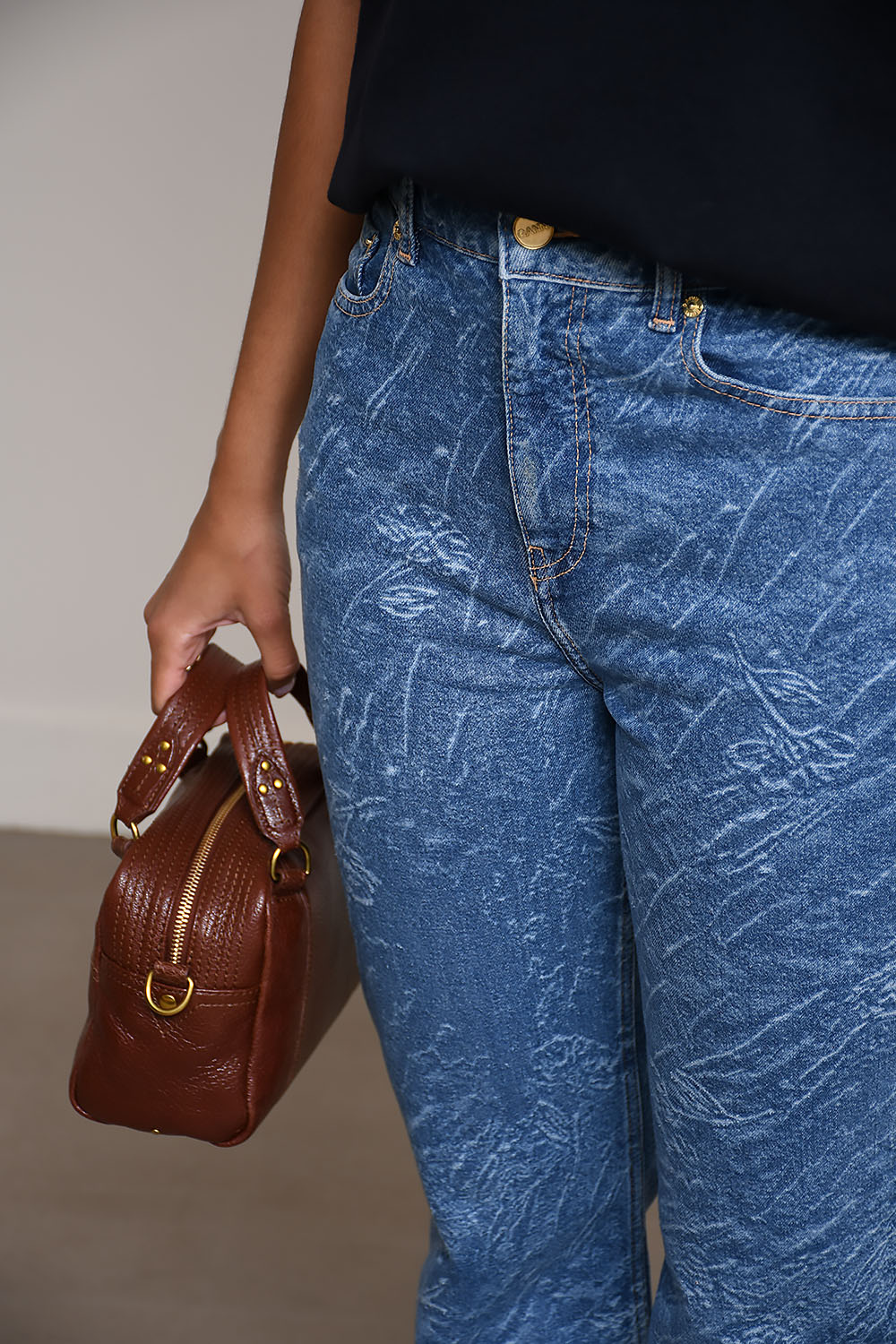 Ganni Jeans Blauw