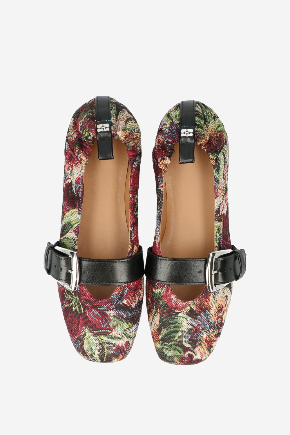 Ganni Ballerinas Bright colors
