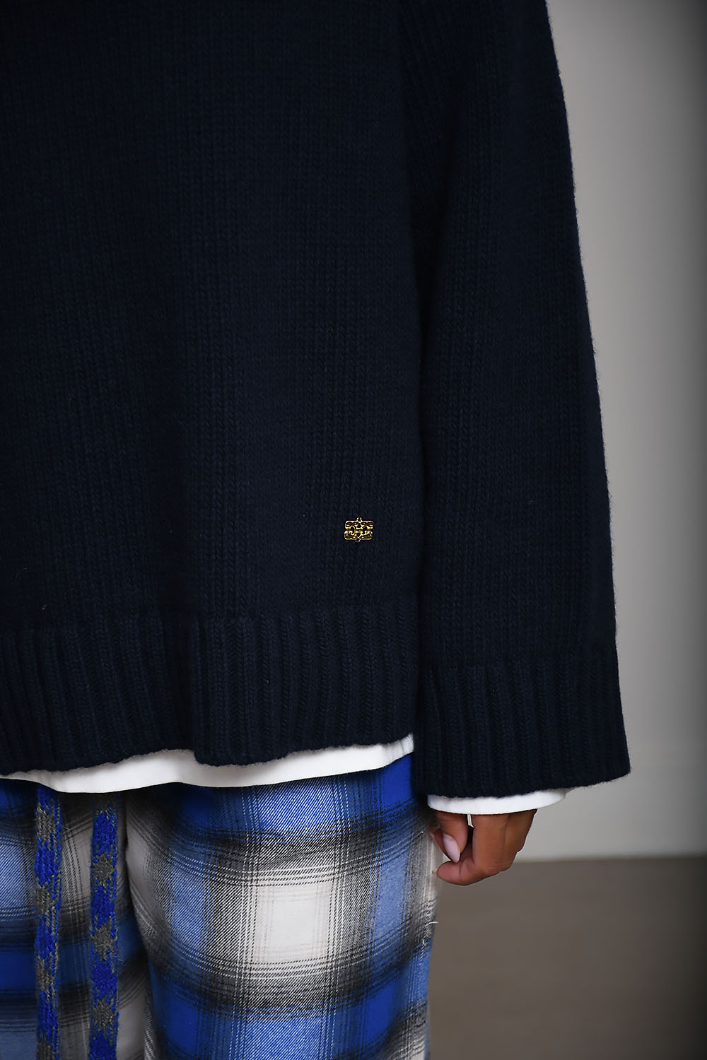 Ganni Sweaters Blue